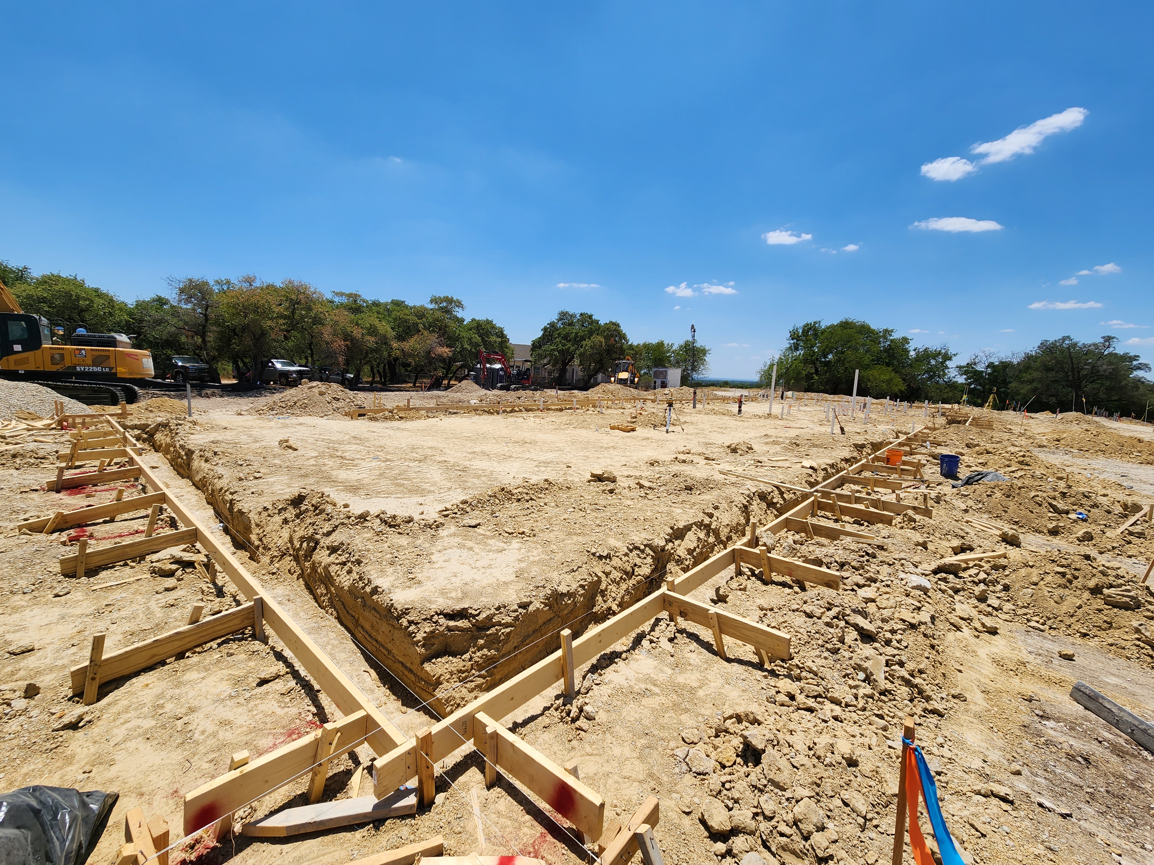 Framing and structural work on a Nova Luxe project